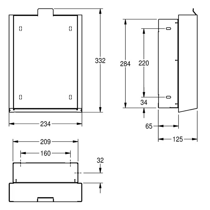 EXOS. hygiene waste bin EXOS611EX