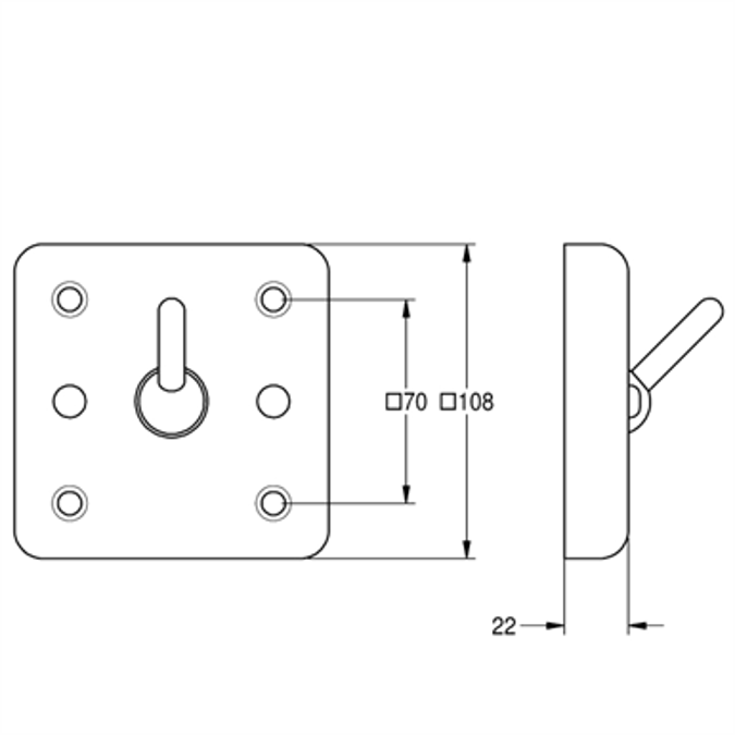 HEAVY-DUTY clothes hook HDTX692