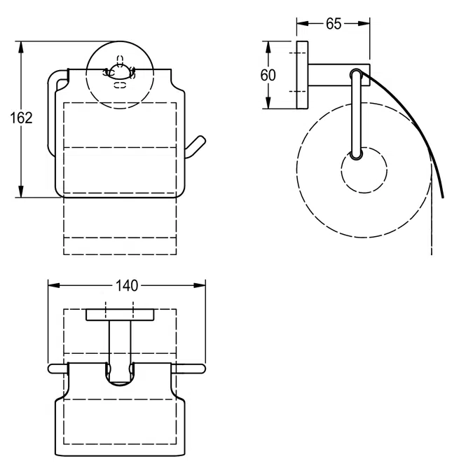 FIRMUS toilet roll holder FIRX111HP