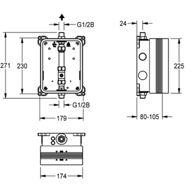 Lavabos rigoles, 3 lavabo ANIMA