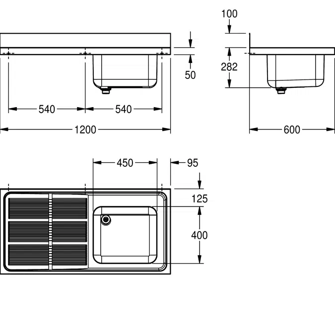 Distributeur de serviettes en papier EXOS.