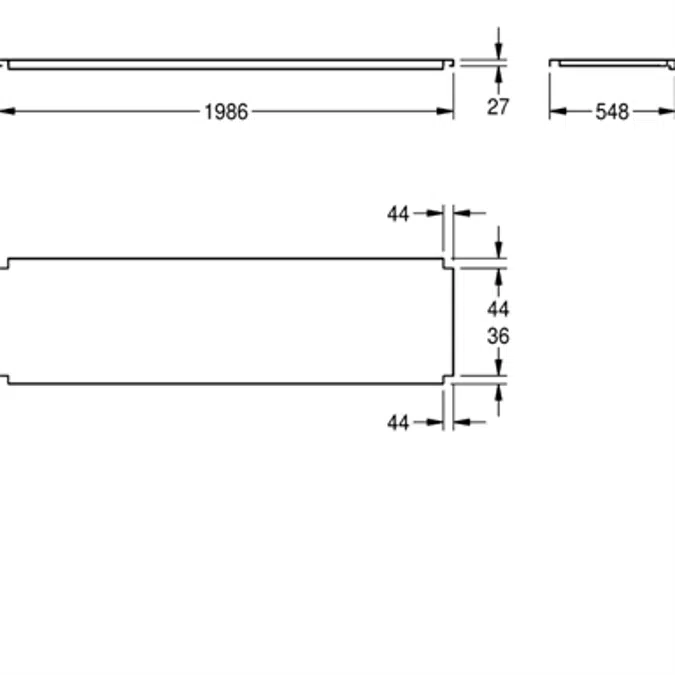 MAXIMA Shelf for Maxima MAXT200-60
