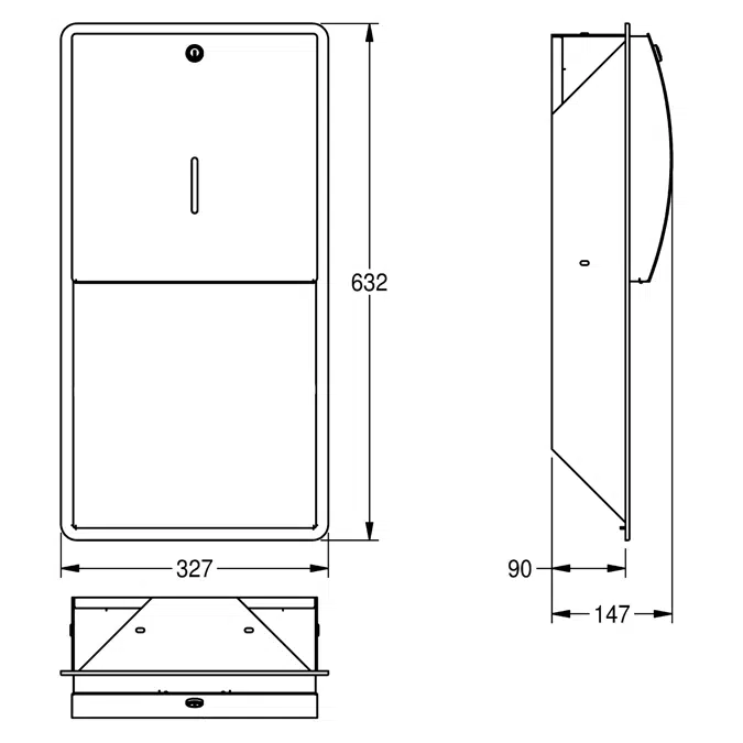 STRATOS Paper towel dispenser STRX600E