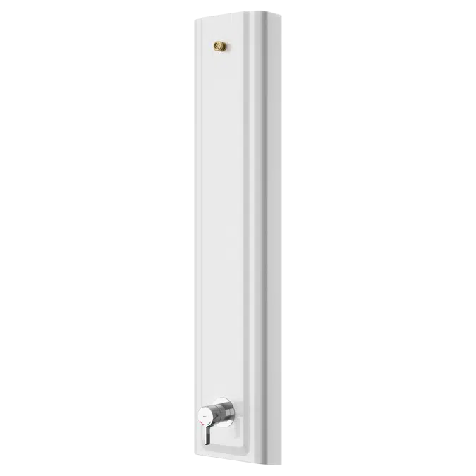 Shower panel made of MIRANIT F5LT2024