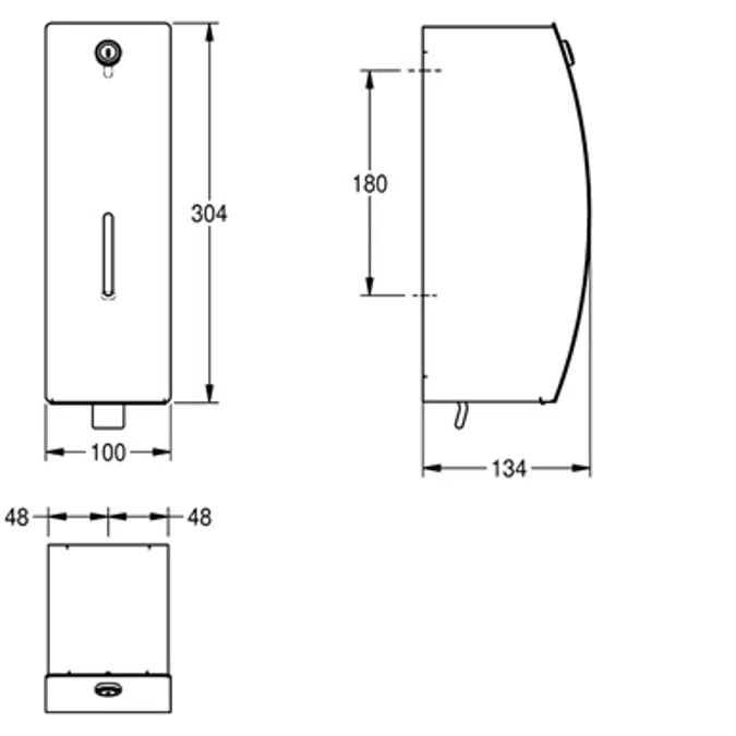 STRATOS Soap dispenser STRX618