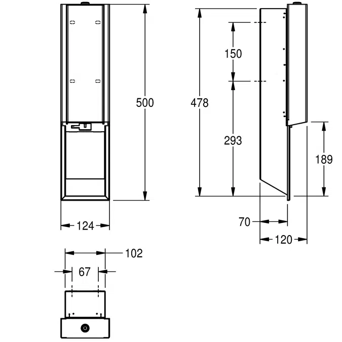 EXOS. electronic soap dispenser EXOS625EW