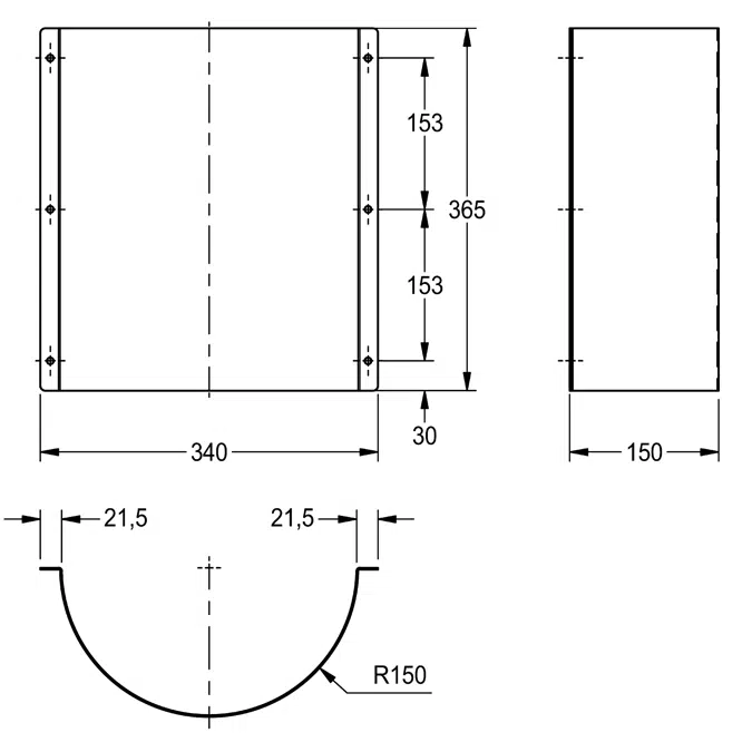 CAMPUS Trap cover for row urinal ZCMPX0010