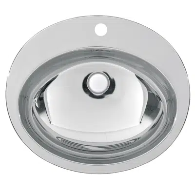 afbeelding voor RONDO oval wash basin RNDH451-O