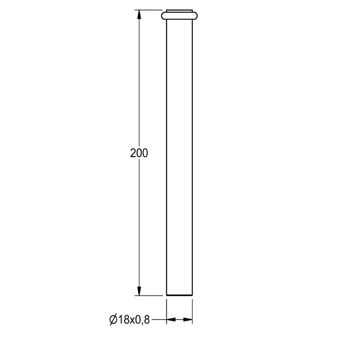 Flushing pipe ZAQUA057