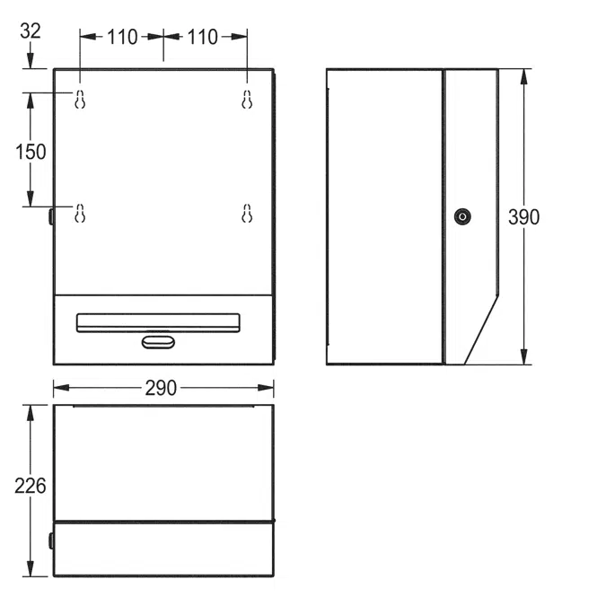 RODAN electronic paper towel dispenser RODX630