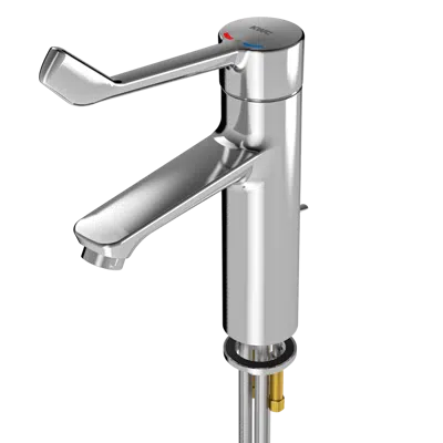 Thermostatic single lever mixer with pop-up waste set F4LT1015