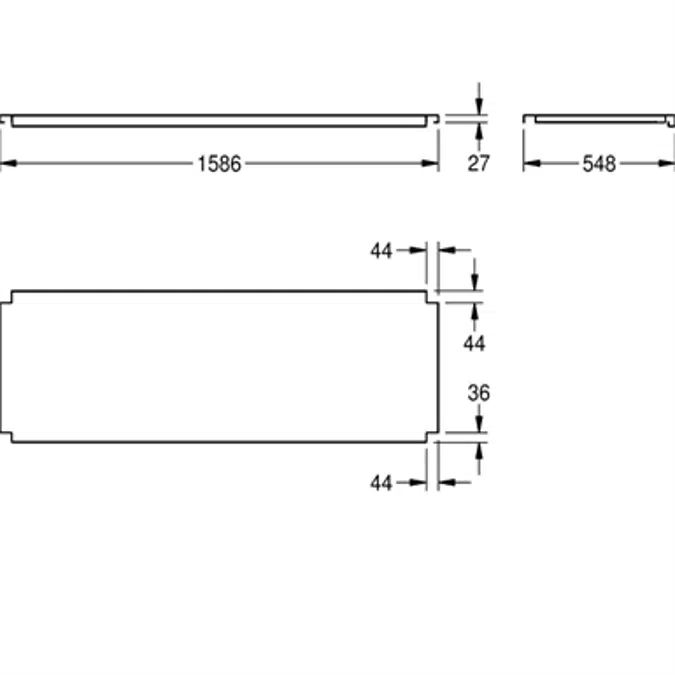 MAXIMA Shelf for Maxima MAXT160-60