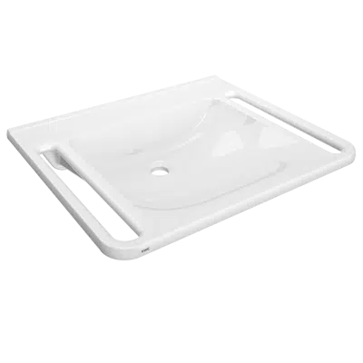MEDCARE Single washbasin, barrier-free ANMW0043 的圖片