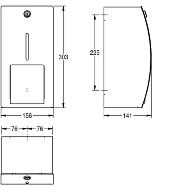 STRATOS Toilet roll holder STRX672