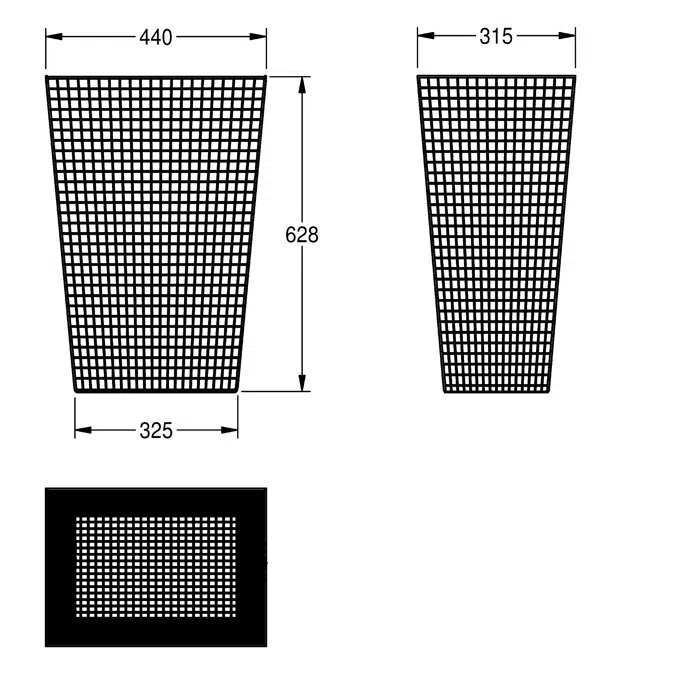 Wastepaper basket CHRX607