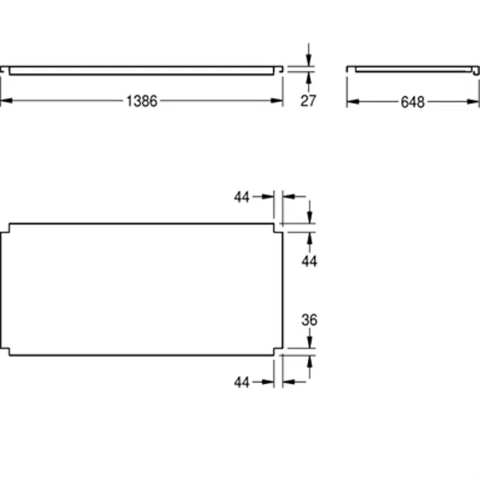MAXIMA Shelf for Maxima MAXT140-70