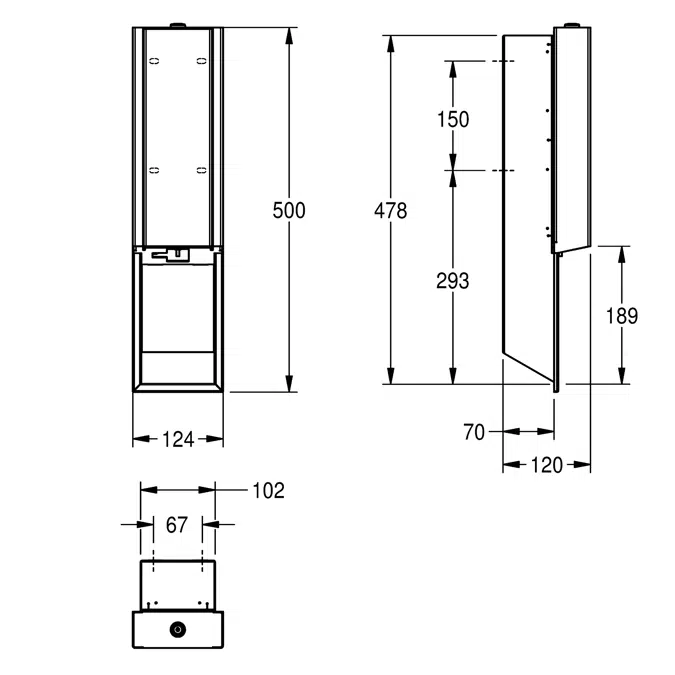 EXOS. electronic soap dispenser EXOS625EX