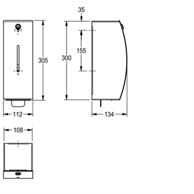 STRATOS foam soap dispenser STRX616