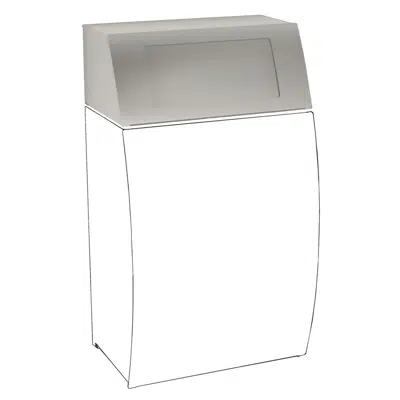 Image for STRATOS Folding self-closing lid for waste bin STRX608