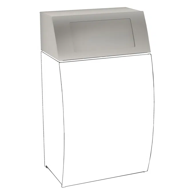 STRATOS Folding self-closing lid for waste bin STRX608