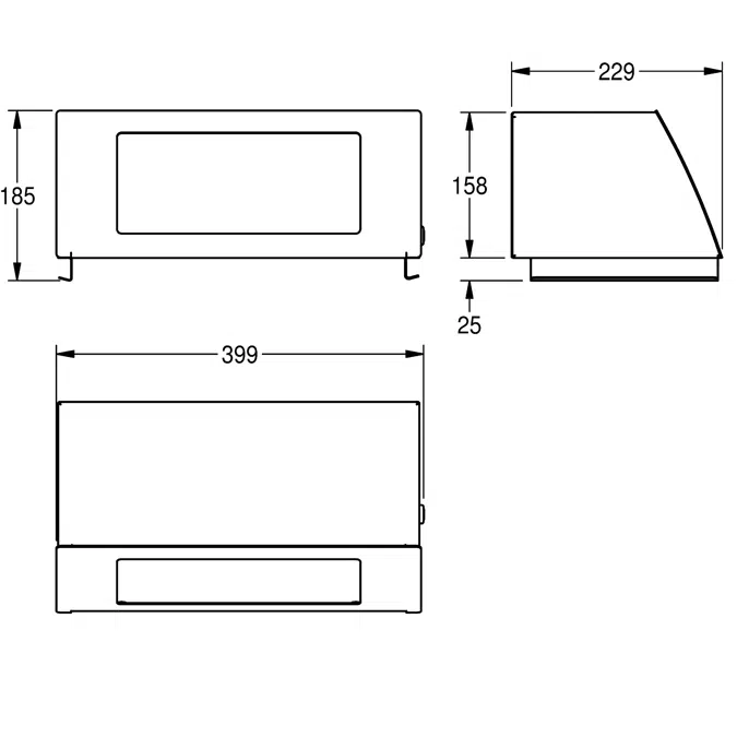 STRATOS Folding self-closing lid for waste bin STRX608