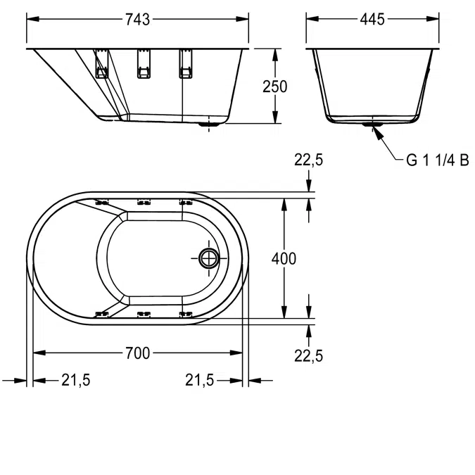 CAMPUS baby bathtub CMPX0070