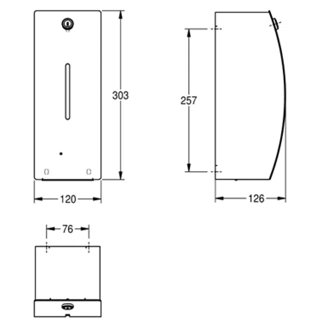 STRATOS Electronic soap dispenser STRX625