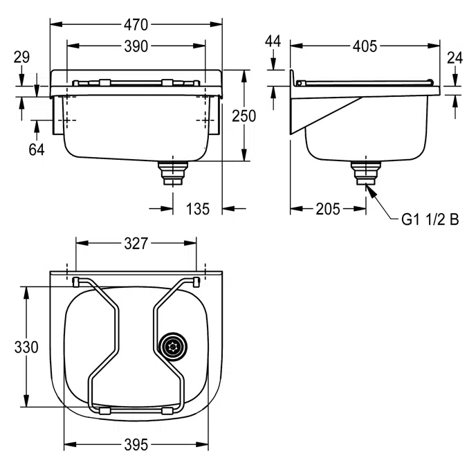 SIRIUS Utility sink BS300N