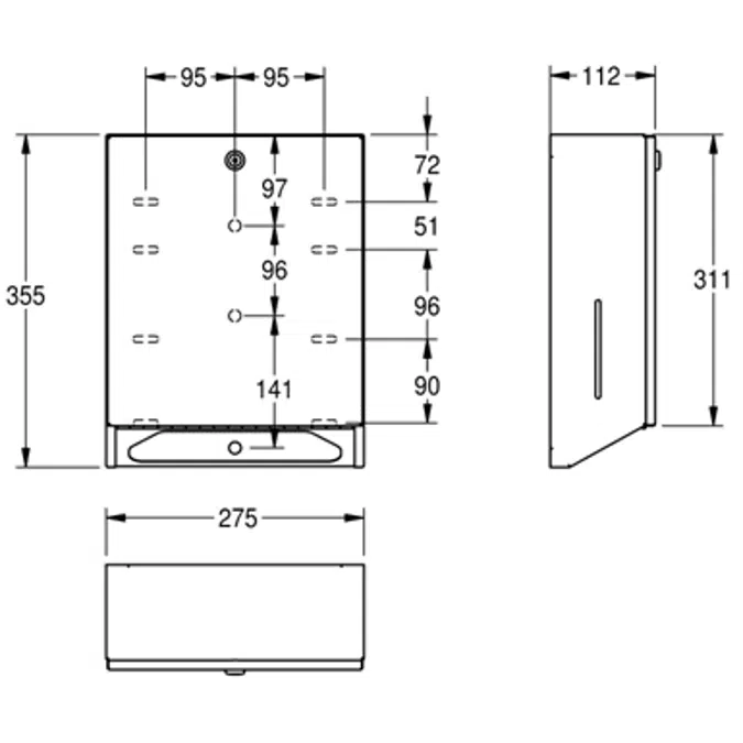 Distributeur de rouleau Jumbo