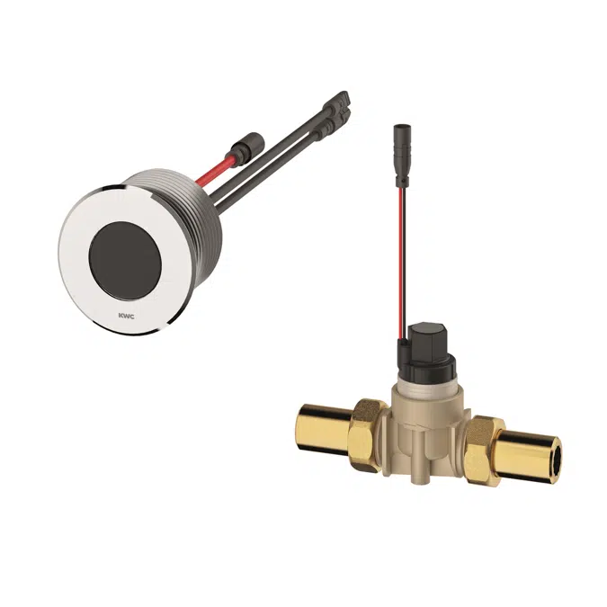 F5E Urinal flush valve for concealed mounting F5EF3002