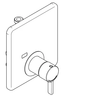 Thermostatic in-wall mixer F5LT2018