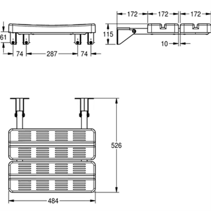 HEAVY-DUTY cuvette de WC