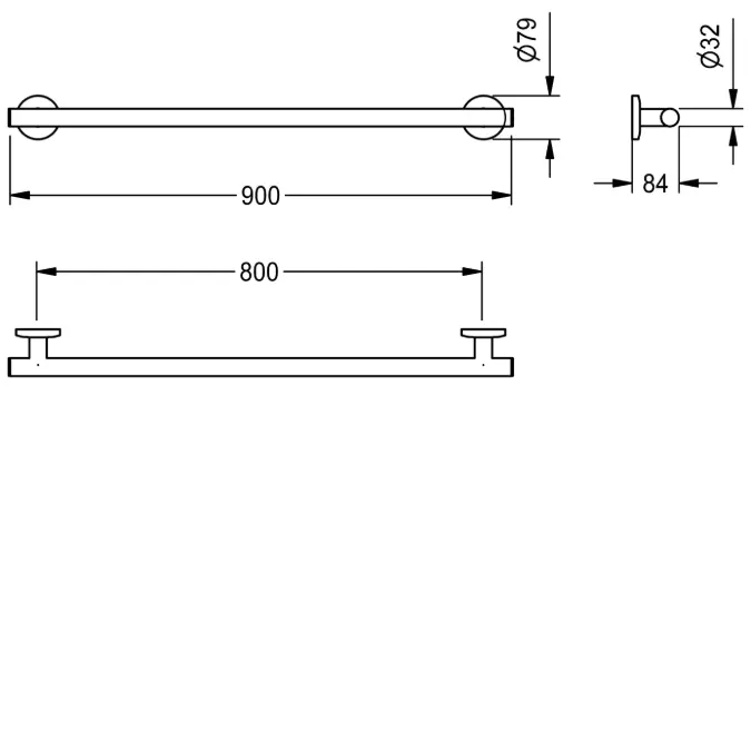 MEDCARE Grab rail MEDC0004