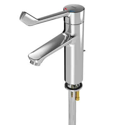 Thermostatic single lever mixer with pop-up waste set F4LT1016