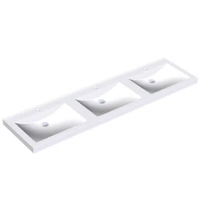 Imagem para QUADRO triple washbasin ANMW431}