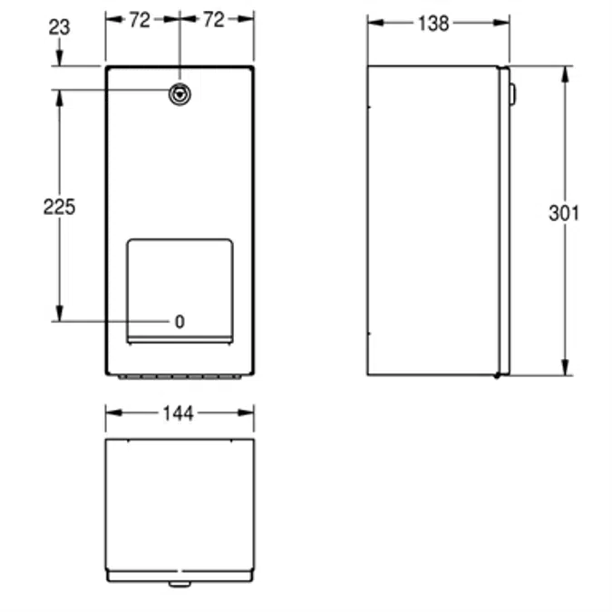 RODAN toilet roll holder RODX672