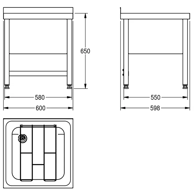 Stand drain F832V