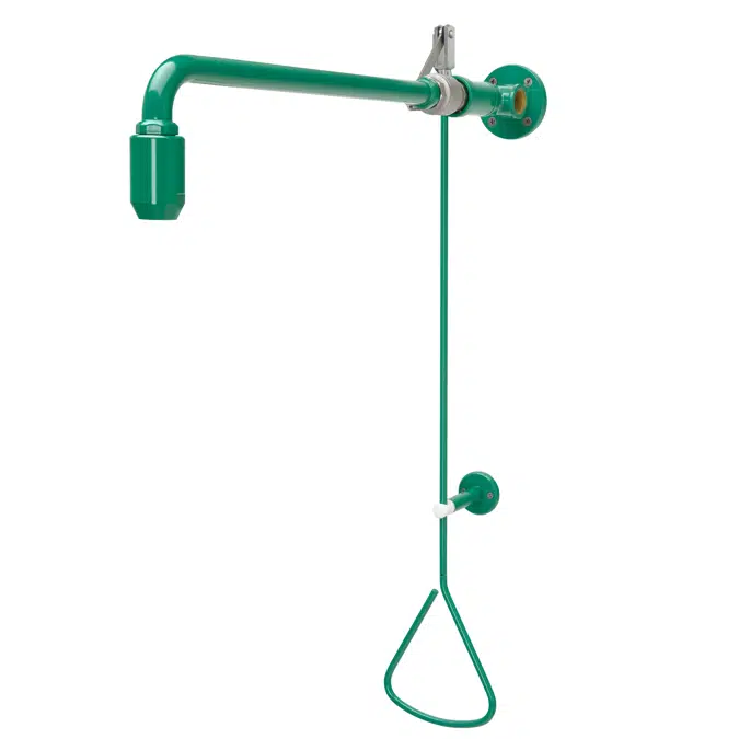 Emergency shower activated by a pull-rod FAID0006