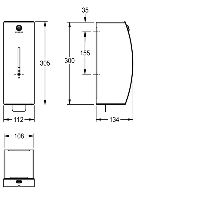 STRATOS Foam soap dispenser STR616