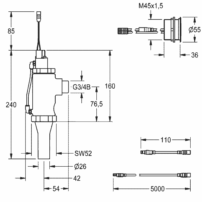 F5E WC flush valve F5EF4002