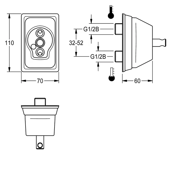Wall flange ACXM1002