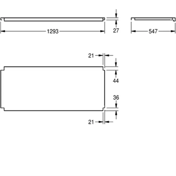 MAXIMA Shelf for Maxima MAXT260-60