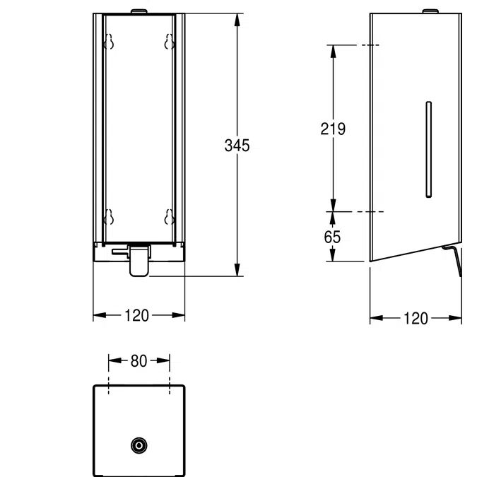EXOS Disinfectant dispenser EXO629X