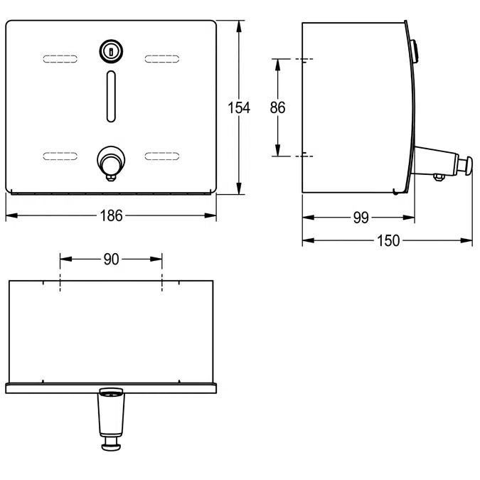 STRATOS Soap dispenser STRX619
