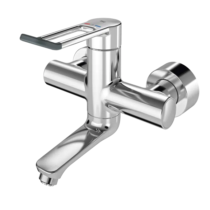 Thermostatic single-lever wall-mounted mixer F4LT1005