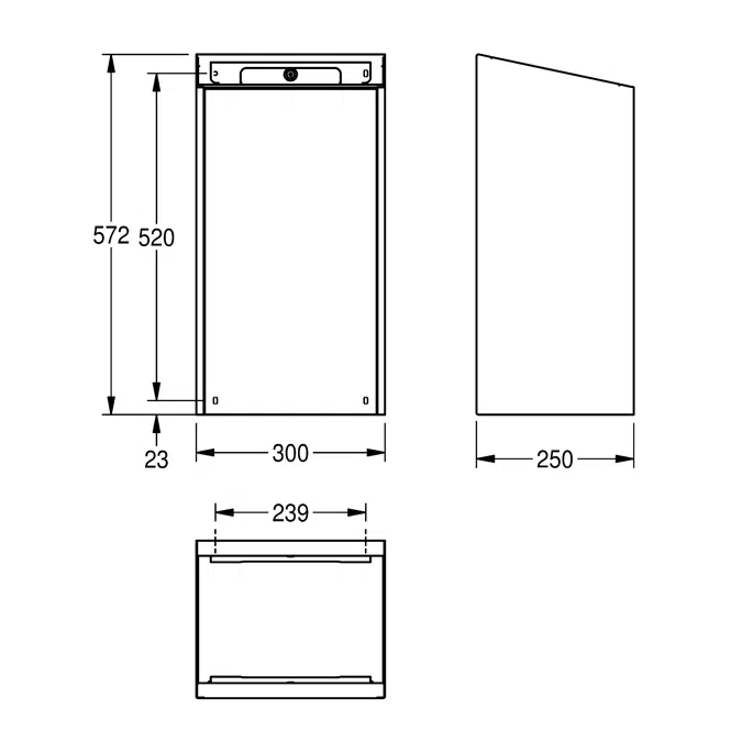 EXOS Waste bin EXO605W