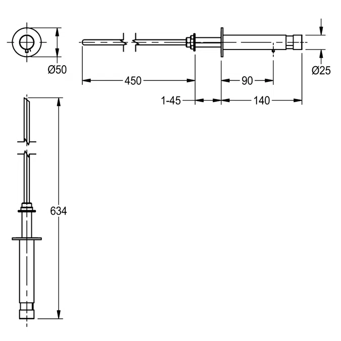 BIM object Dispensers Soap dispenser for wall mounting SD110 KWC