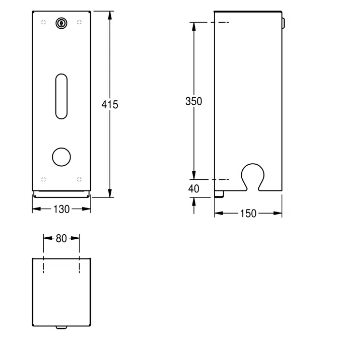 HEAVY-DUTY Toilet roll holder HDTX674