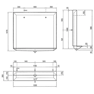 Image for CAMPUS urinal stand BS551