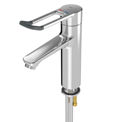 Thermostatic single-lever pillar mixer F4LT1002 için görüntü